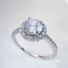 Sterling Silver & Cubic Zirconia Hilltop Ring