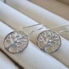 Sterling Silver Tree-Of-Life Earrings