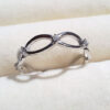 Sterling Silver Eternity Braid Adjustable Ring