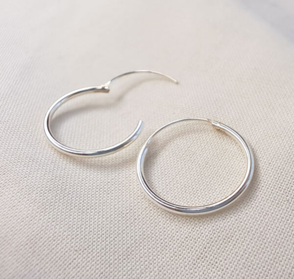 Sterling Silver Mini Hoop Earrings