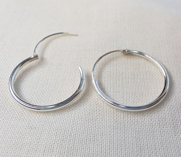 Sterling Silver Mini Hoop Earrings